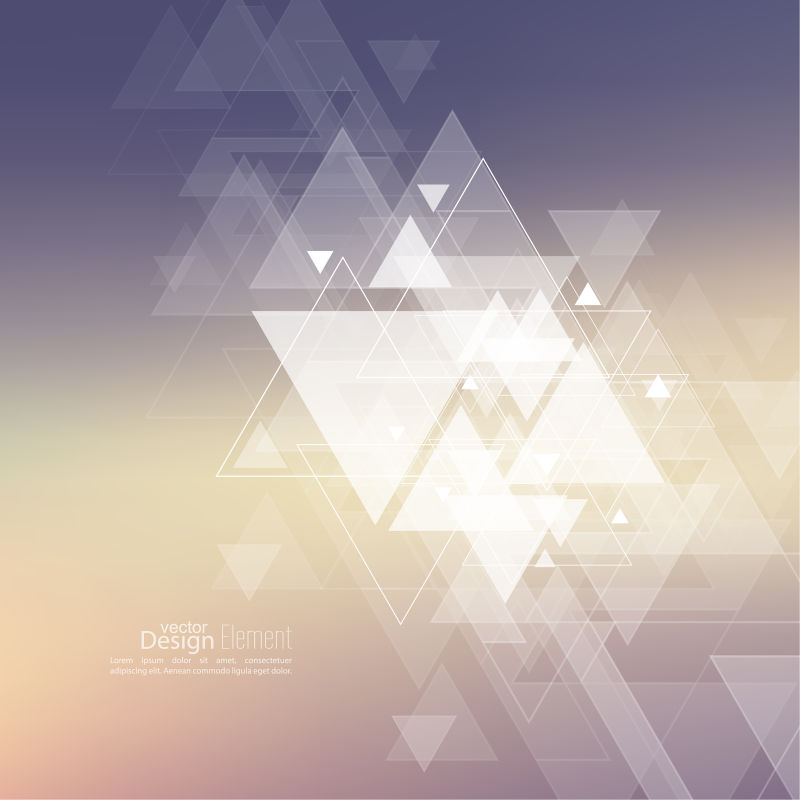 矢量创意现代几何元素背景