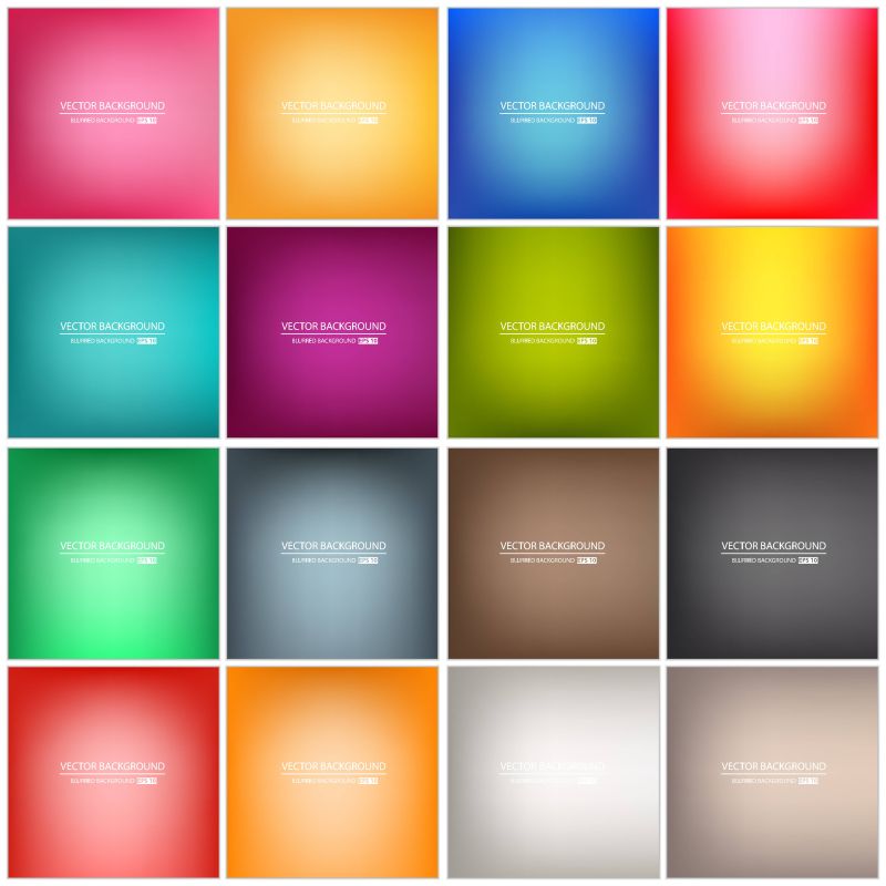 抽象矢量现代多色渐变背景设计