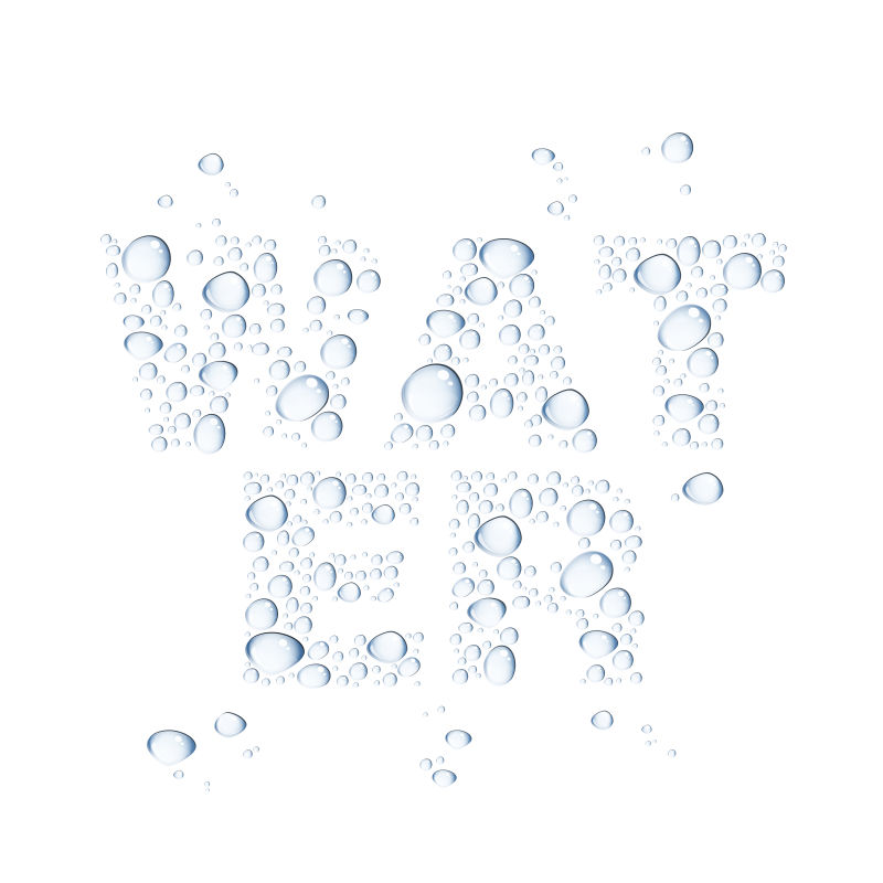 创意矢量现代水滴元素设计