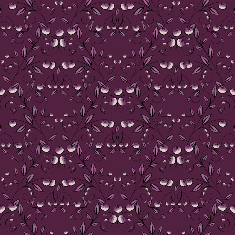 创意矢量现代浆果元素背景