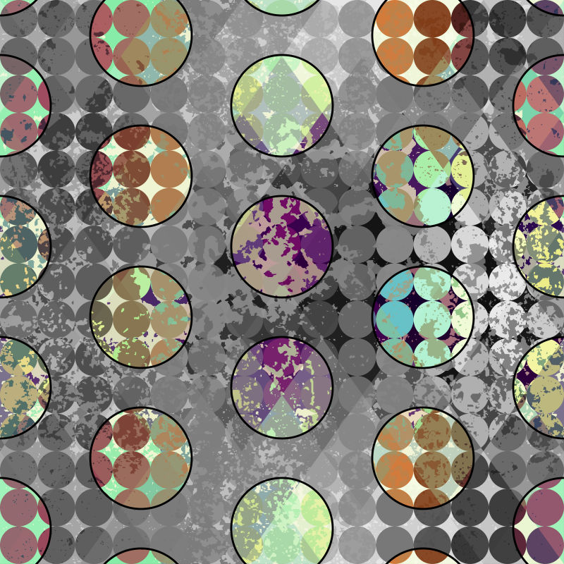 抽象矢量圆点元素装饰设计背景