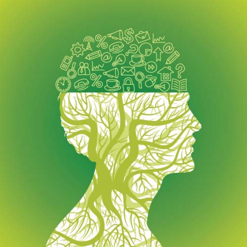 抽象矢量人类选择概念的插图