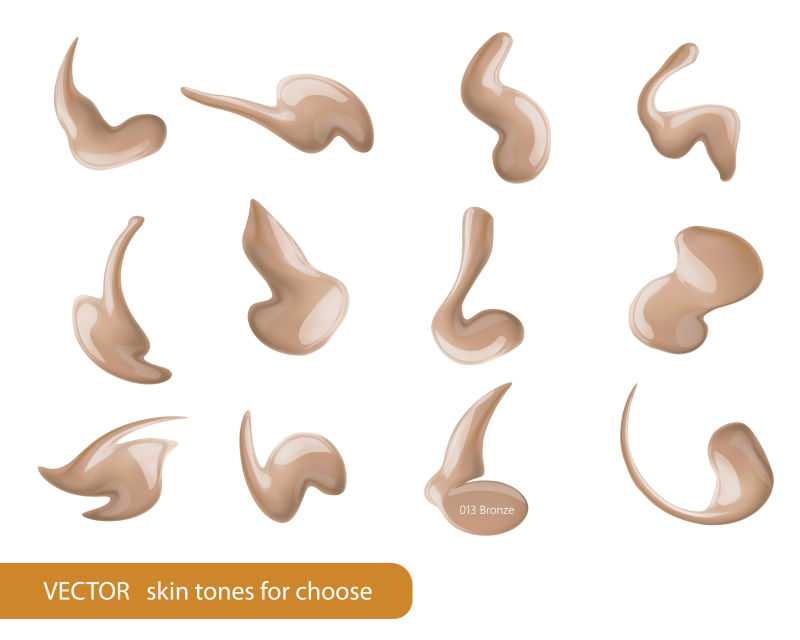 创意矢量粉底液设计元素