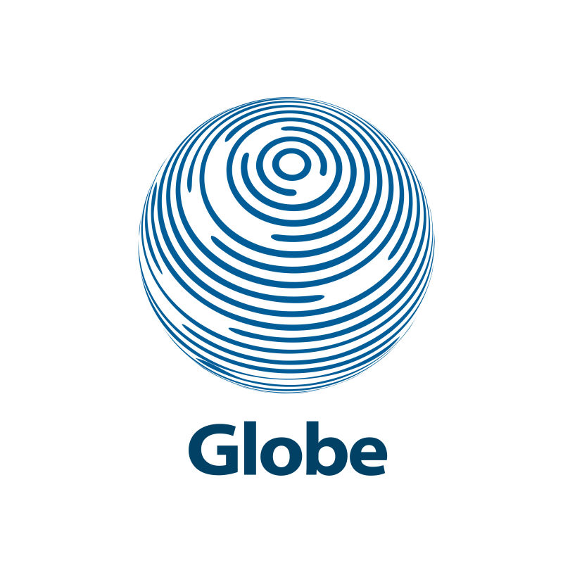 矢量抽象地球标志