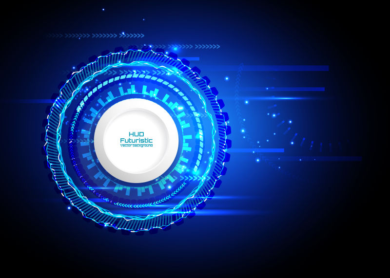 圆形未来界面矢量设计