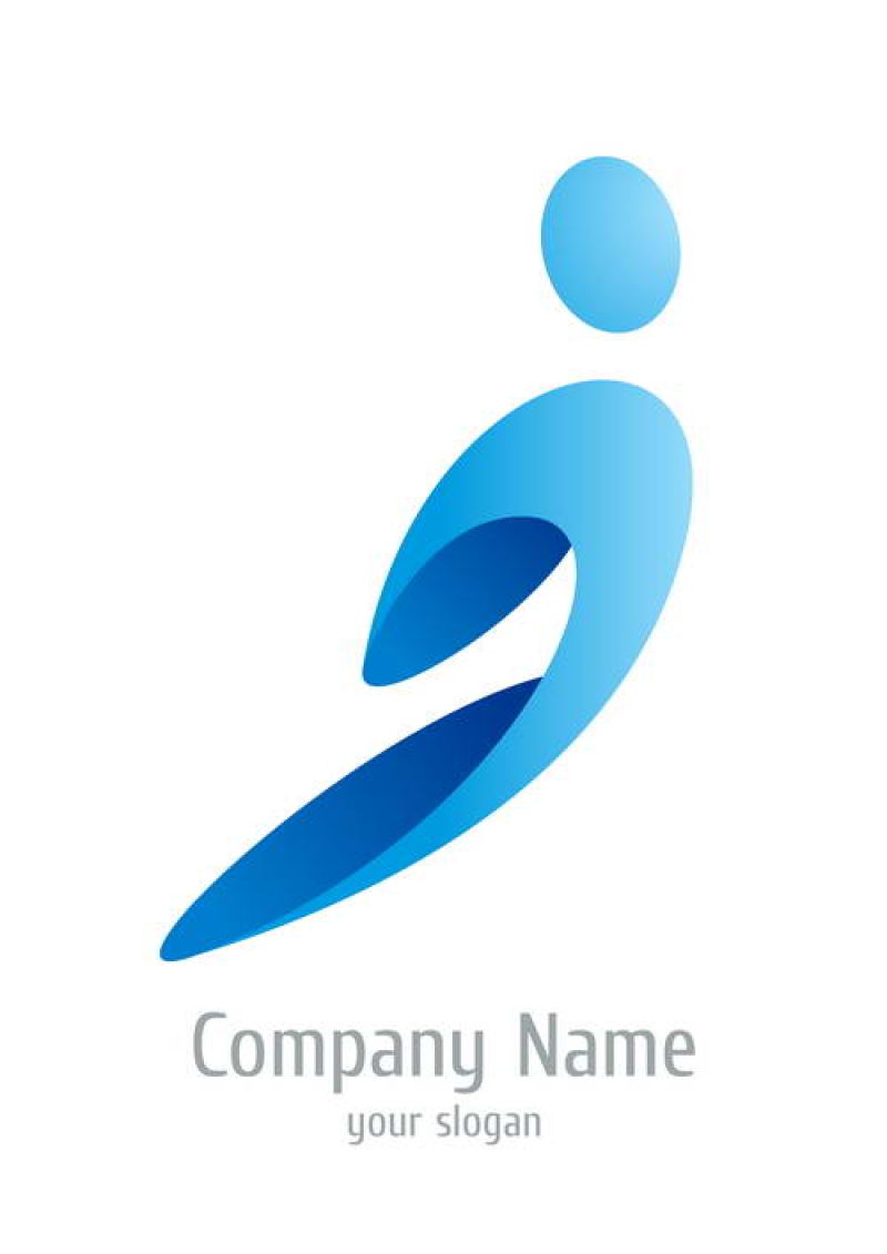 矢量企业健身logo