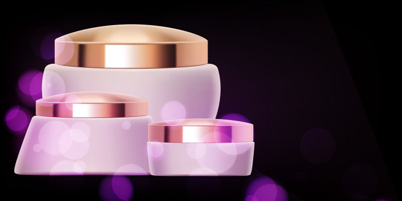 矢量创意现代护肤品的包装设计