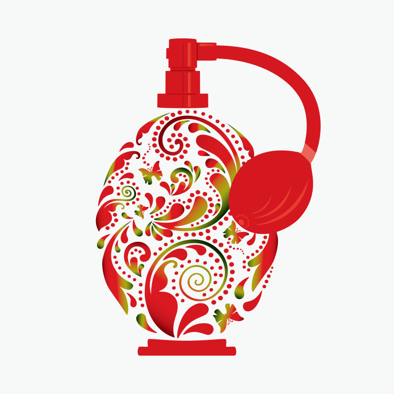 创意矢量中国元素的香水海报设计