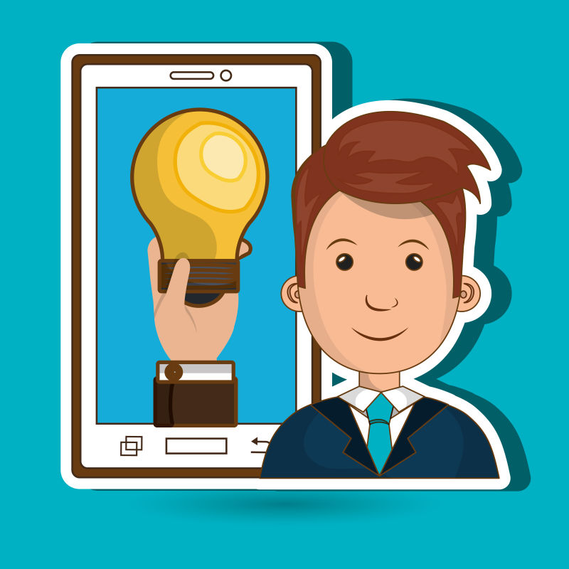 创意矢量现代有创造性主题的概念插图