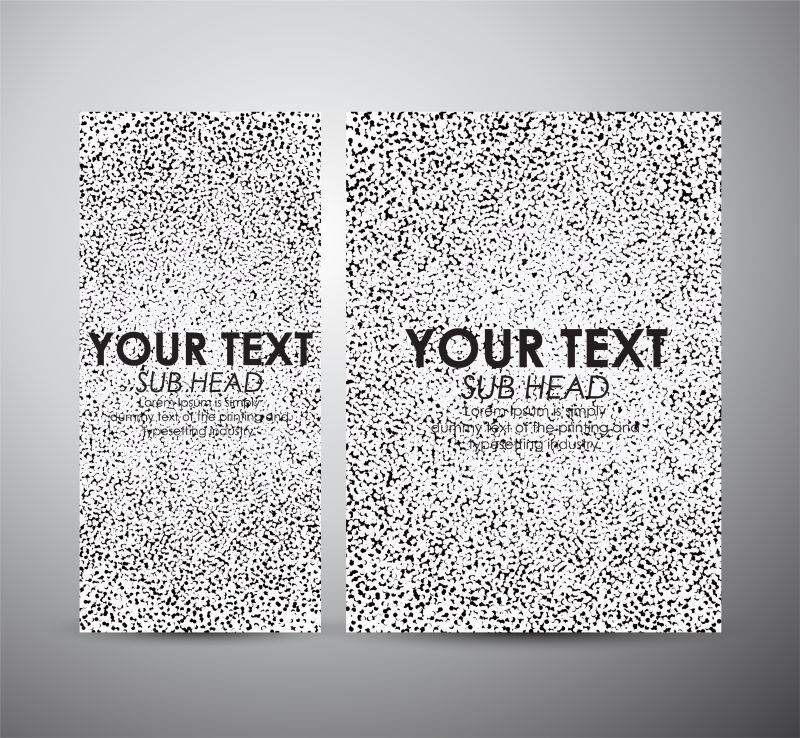 银色粉末图案卡片矢量设计