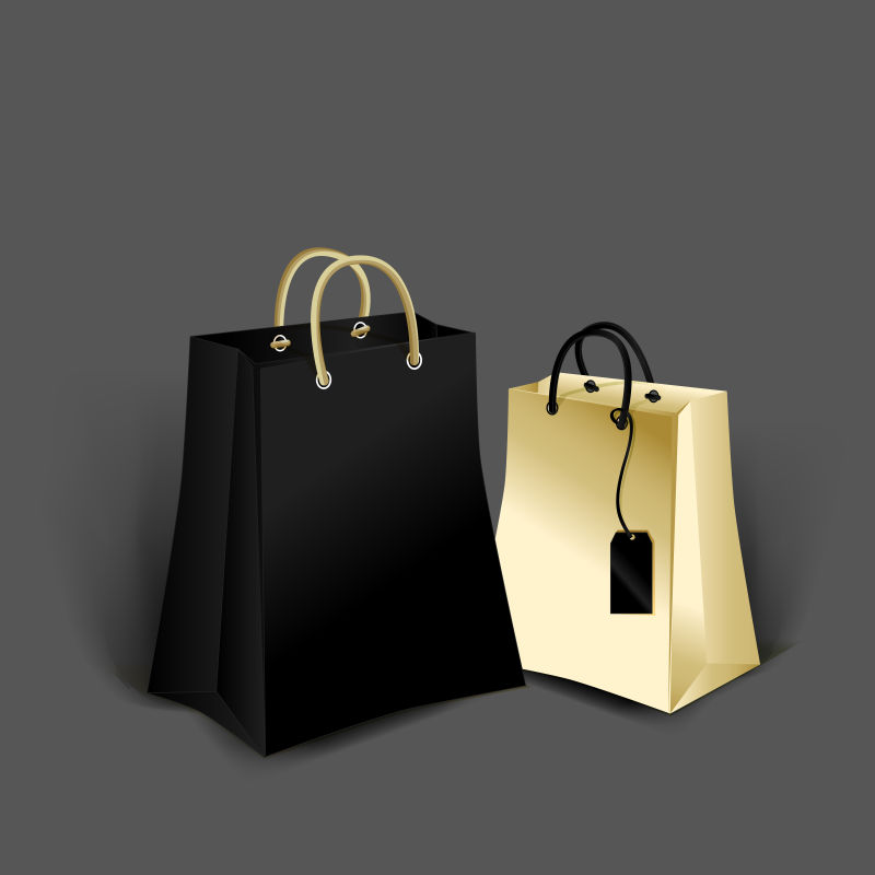 矢量创意纸袋包装设计