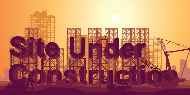 抽象矢量网络建筑建设插图