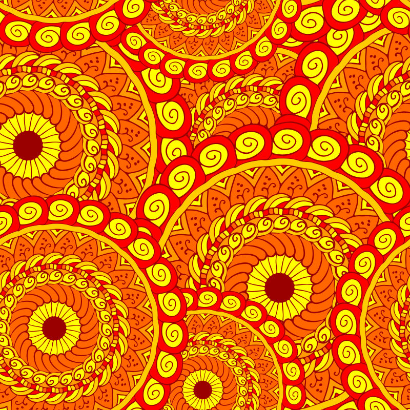 创意矢量花卉元素设计背景