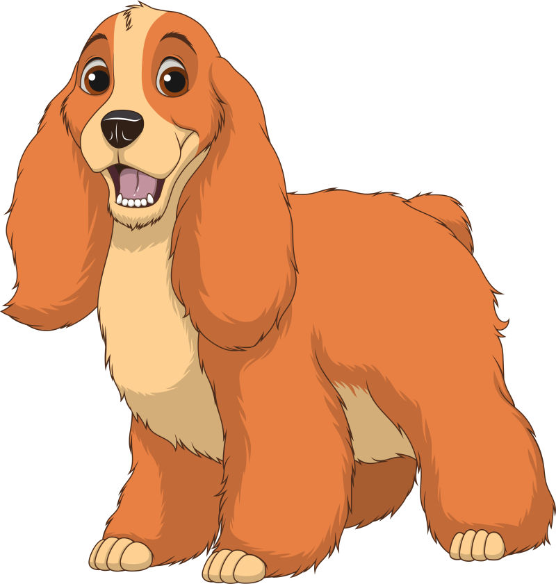 创意矢量可爱可卡猎鹊空桶图