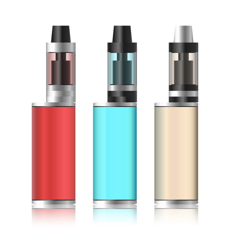 抽象矢量现代电子烟设计元素