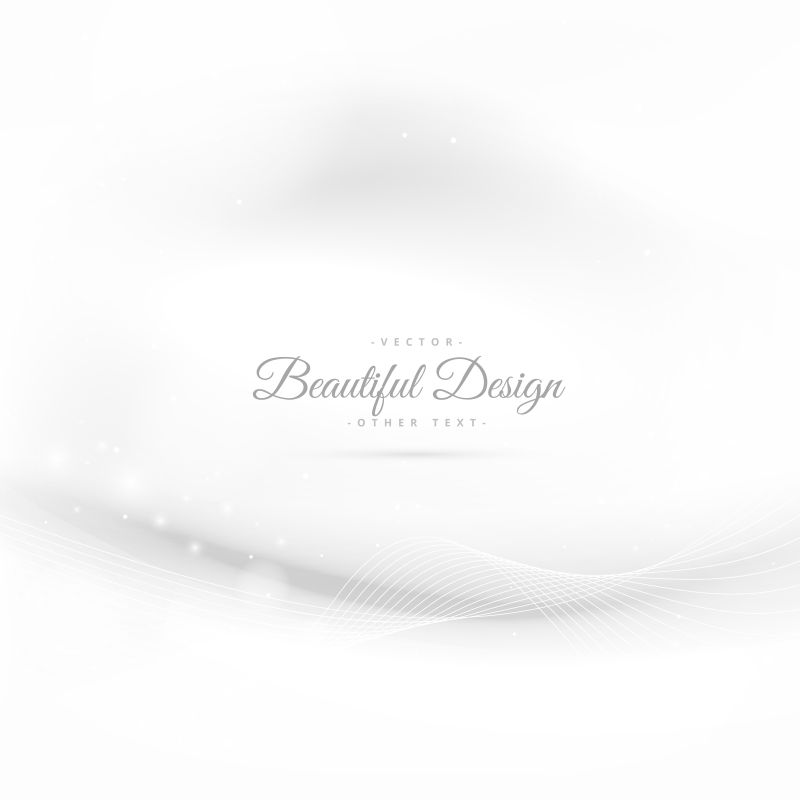 矢量的抽象白色波纹图案背景