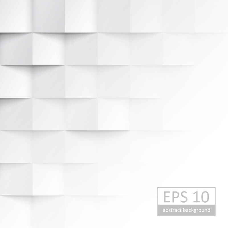 白色几何图案背景矢量设计