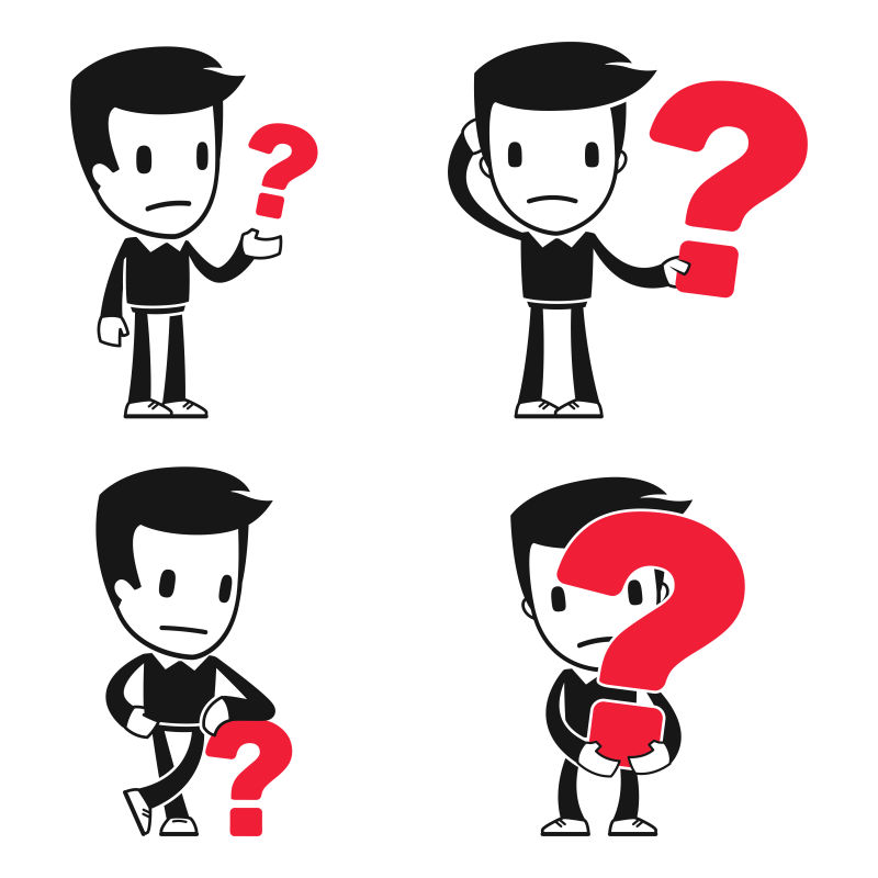 抽象矢量卡通助手平面插图