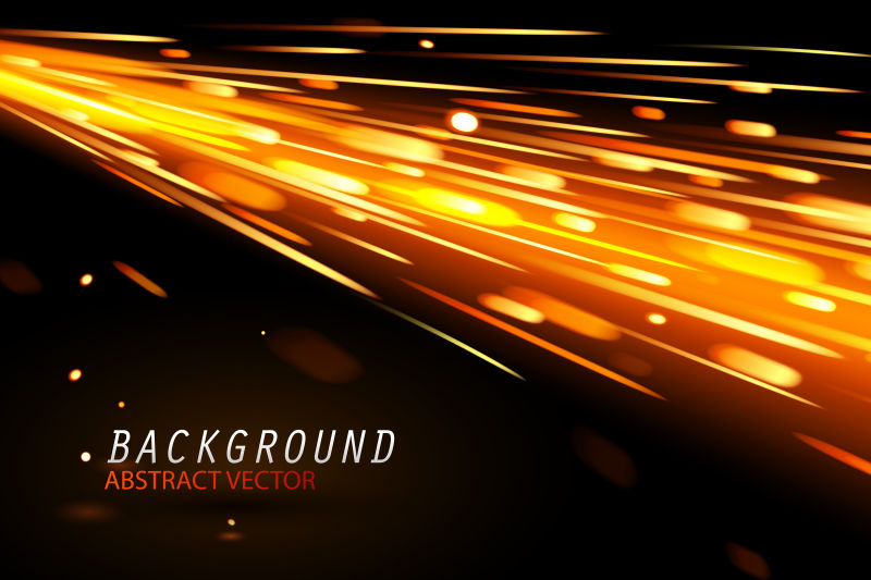 抽象矢量火光效果设计元素背景