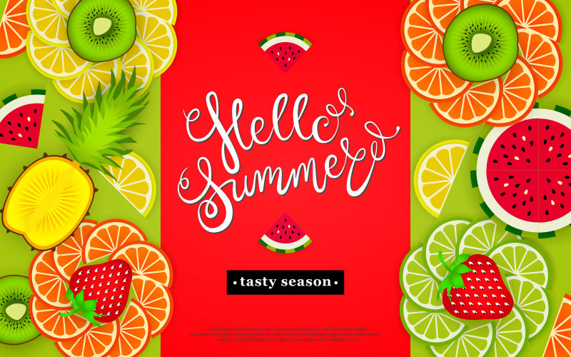 Hello fruit. Taste of Summer. Seasonal taste. Taste of Season.