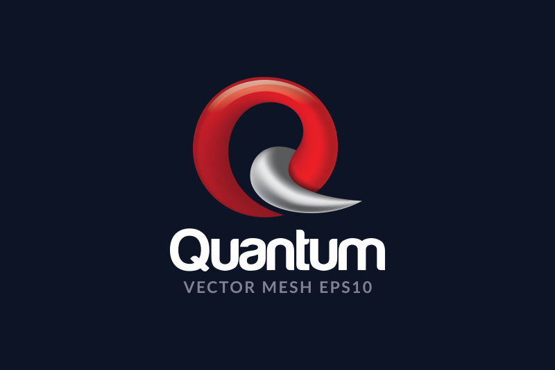 创意矢量字母q标志设计