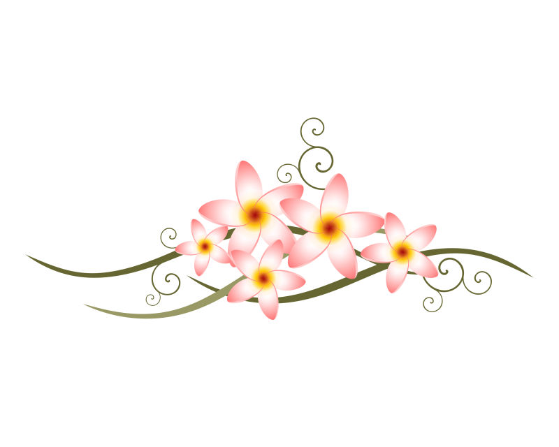 抽象矢量花束元素的图标设计