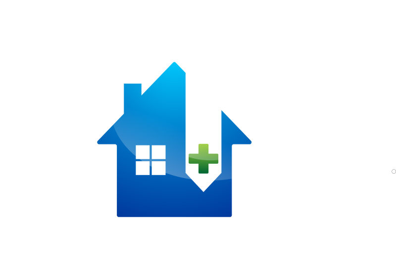 抽象矢量家庭医疗主题的图标设计