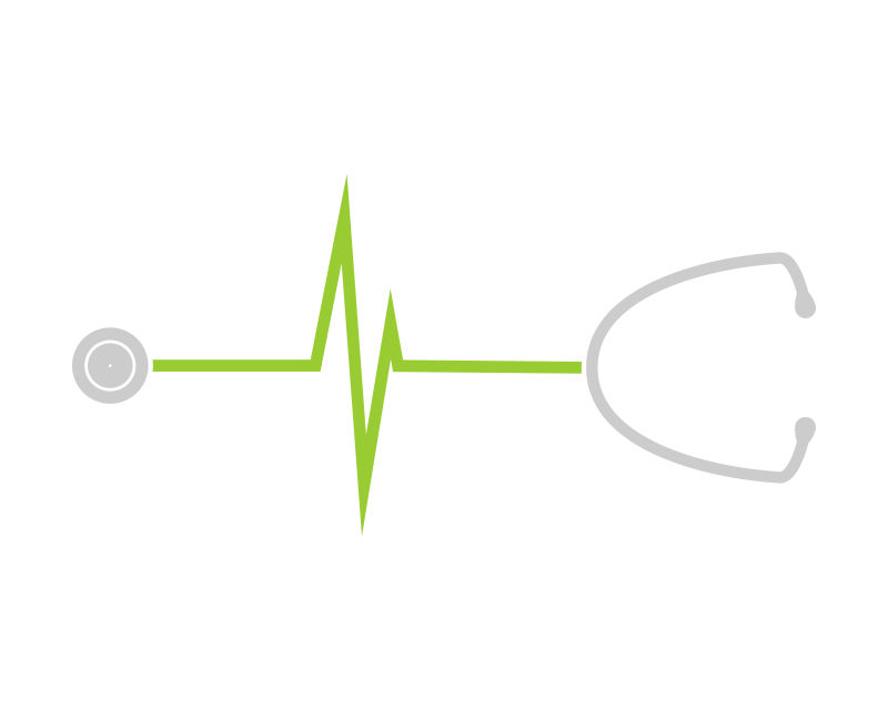 抽象矢量医生关怀的图标设计