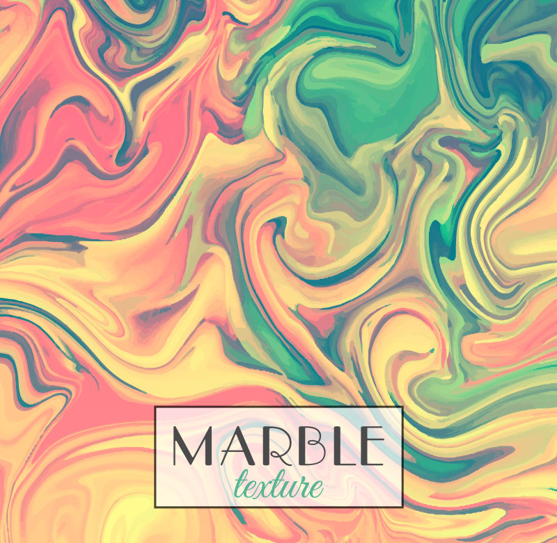 抽象彩色大理石纹理背景矢量设计