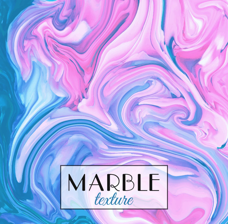 抽象彩色大理石纹理矢量设计