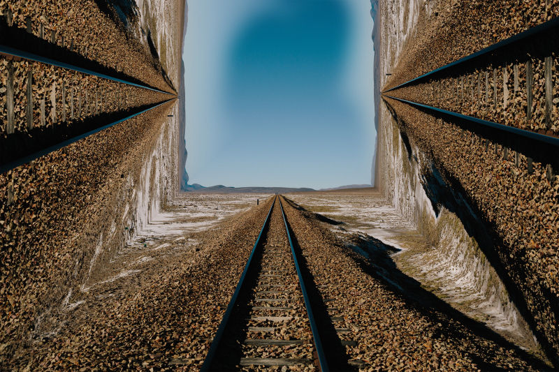 抽象四面围绕的理想世界插图