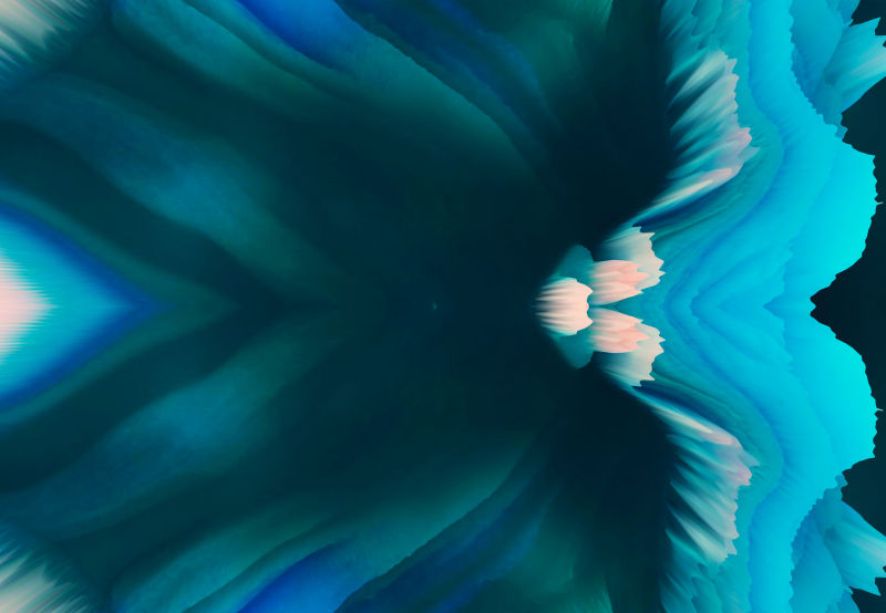 蓝色抽象爆炸背景