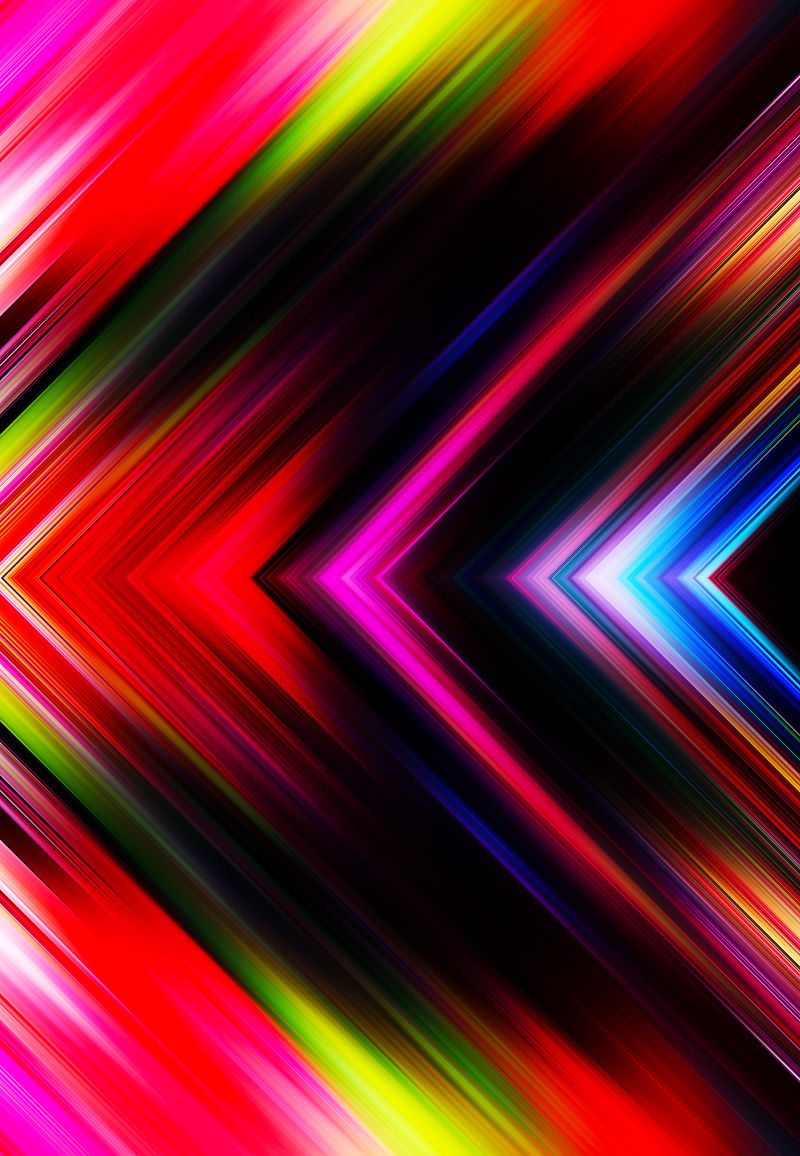 抽象彩色箭头线性光线背景