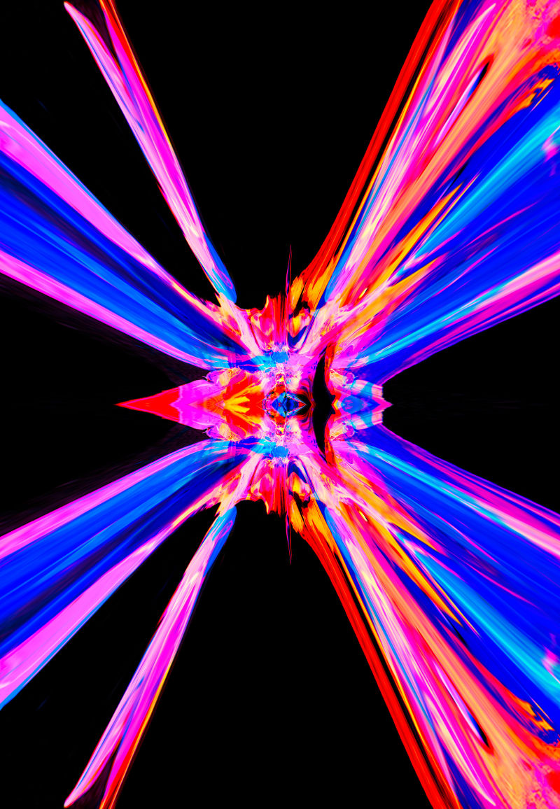 抽象彩色迷离镜面设计背景