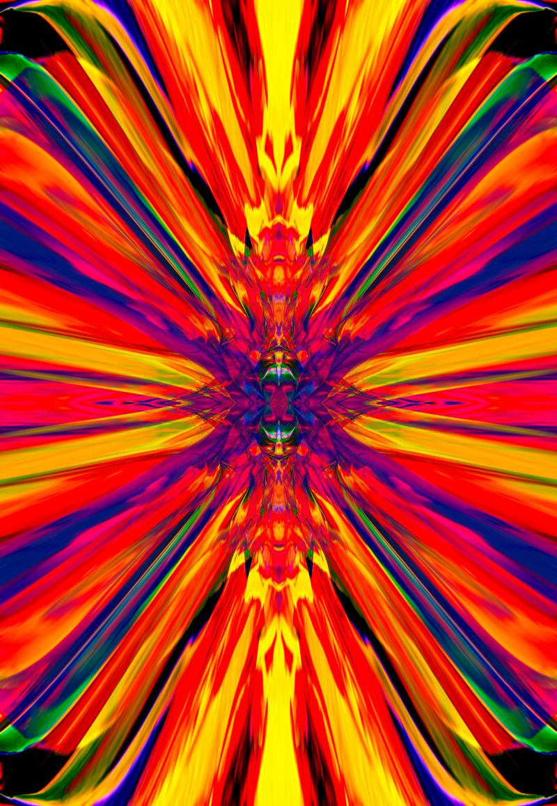 现代抽象彩色镜面设计背景