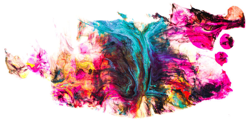 抽象彩色颜料设计背景