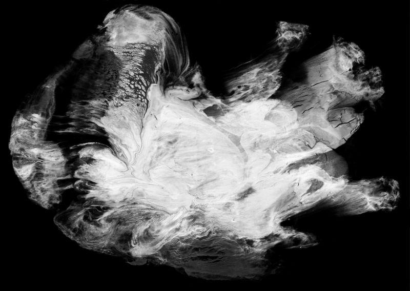 抽象单色水墨元素纹理背景