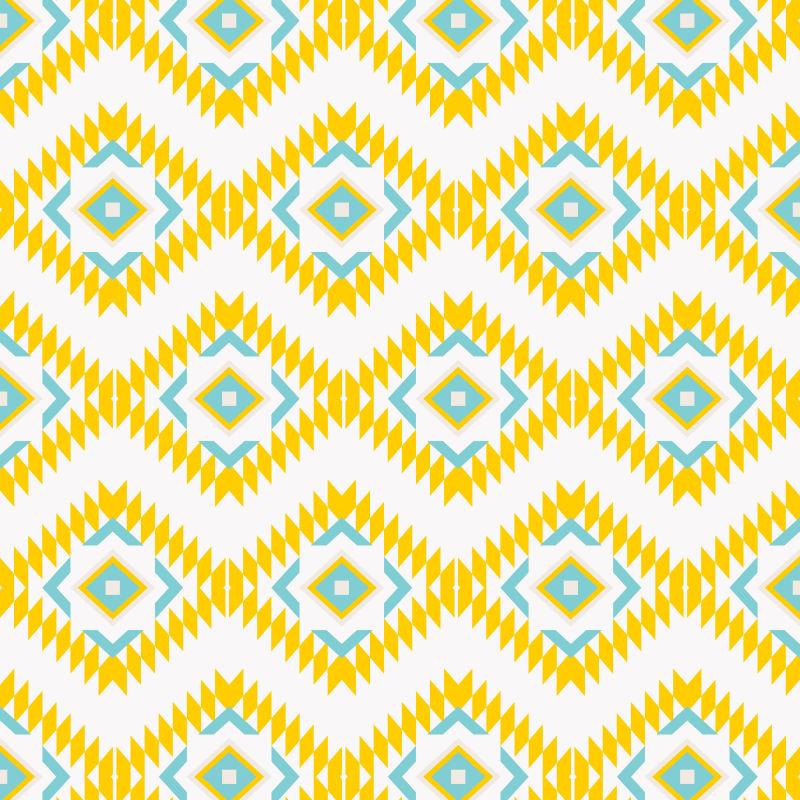 抽象现代彩色几何装饰无缝背景