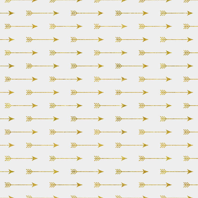 抽象金色箭支纹理设计无缝背景