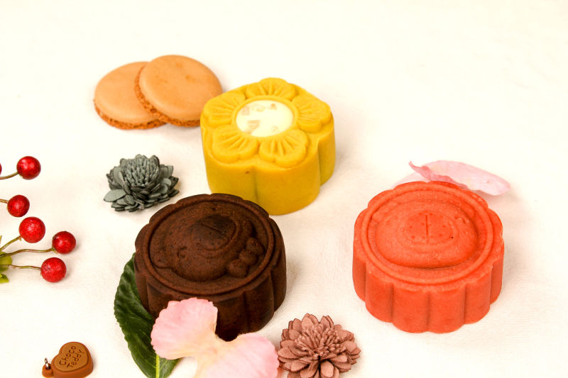 精美的水果月饼