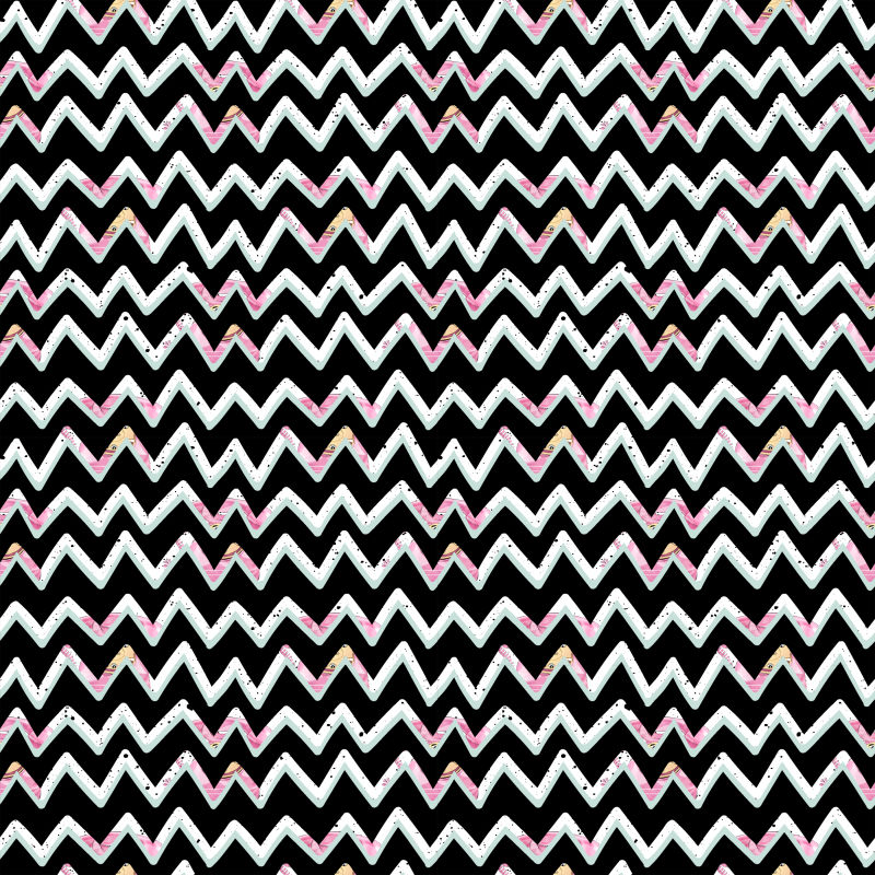 抽象彩色波形元素无缝背景