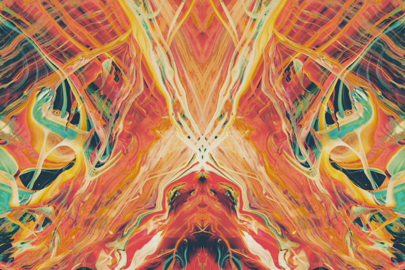 经典色彩颜料笔触纹理背景