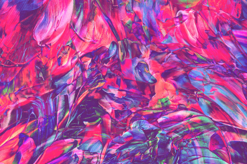 抽象油彩笔触纹理绘画背景