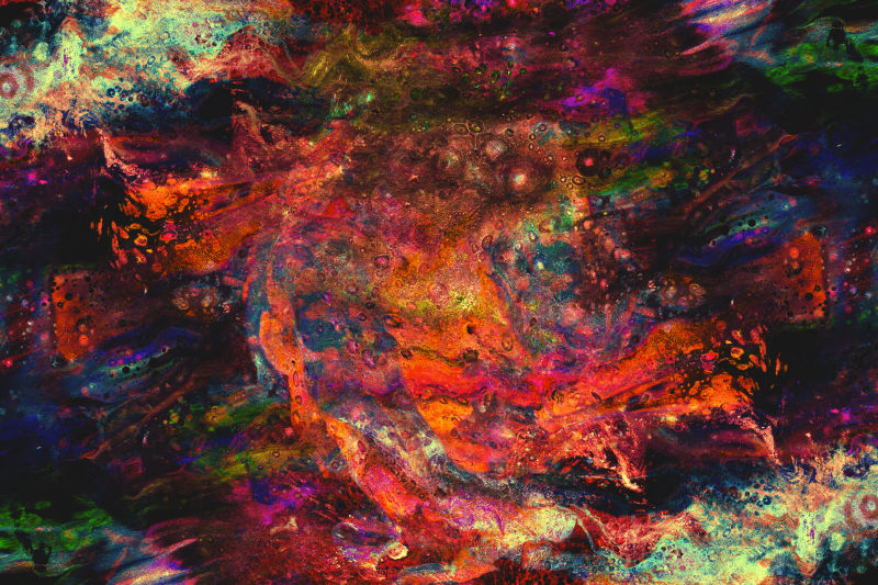 抽象色彩颜料纹理背景