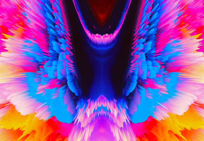 抽象彩色噪波纹理艺术背景