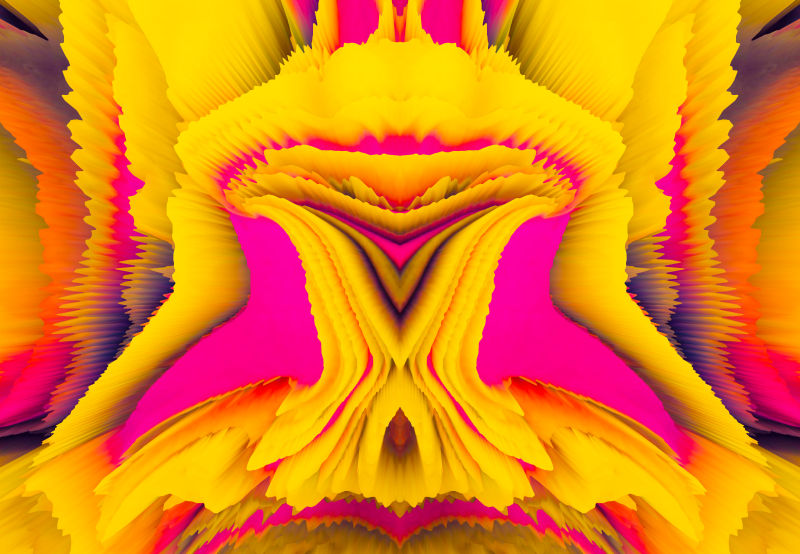 黄色粉色抽象噪波纹理设计背景