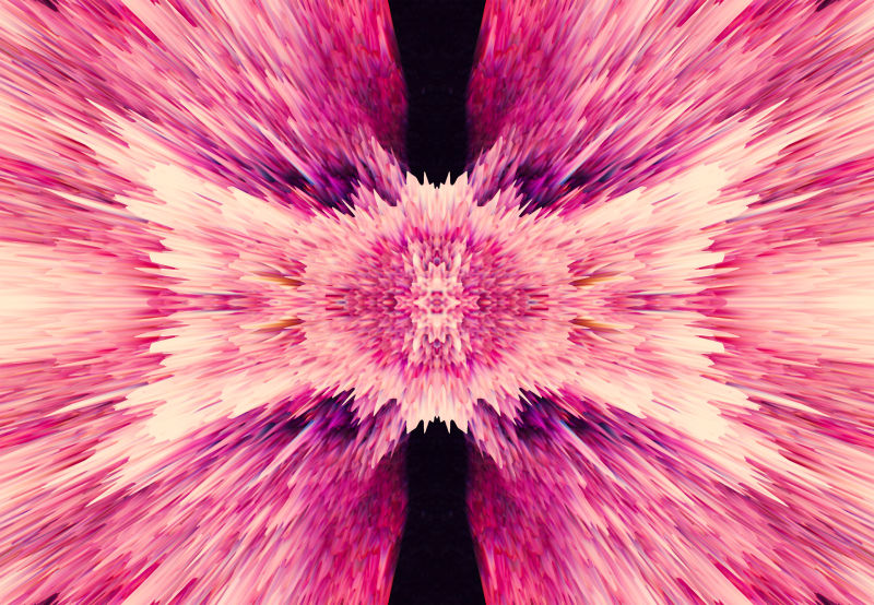 抽象粉色商业爆炸线性艺术背景