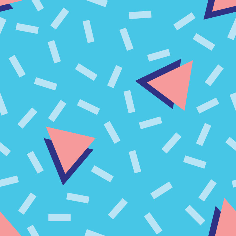 抽象矢量彩色几何时尚背景设计