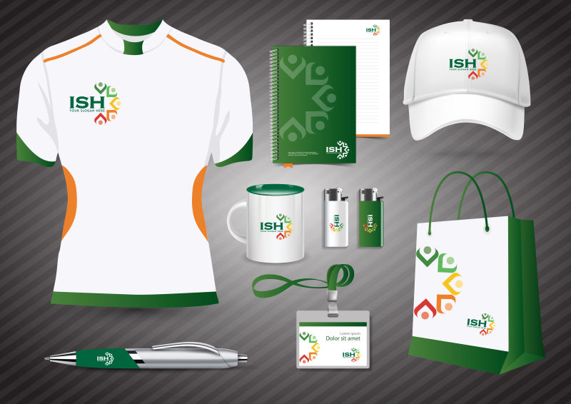 创意矢量现代时尚经典企业宣传设计