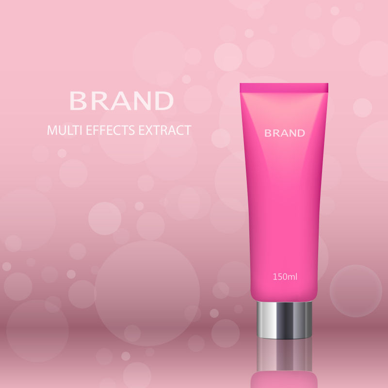 矢量现代护肤品设计